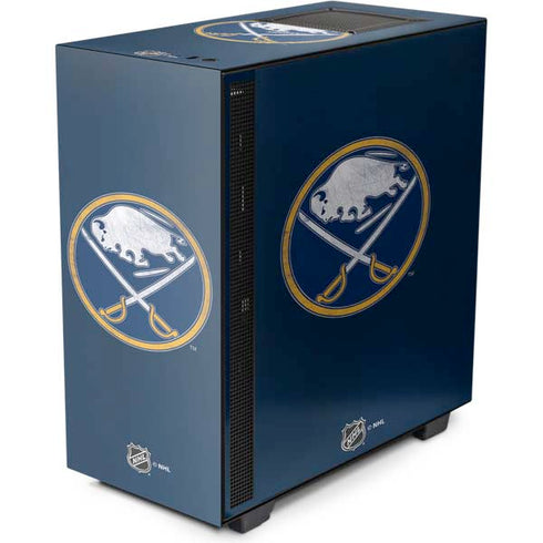 NHL Buffalo Sabres Distressed NZXT H510 Compact ATX Mid-Tower Case Skin