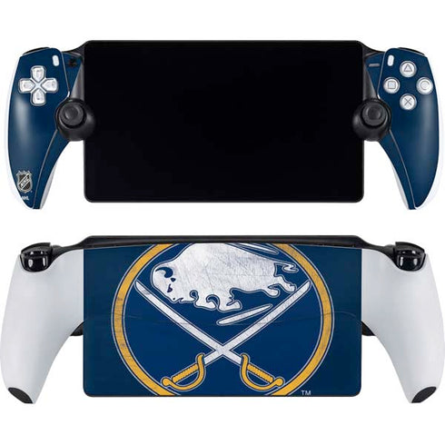 NHL Buffalo Sabres Distressed PlayStation Portal Remote Player Skin