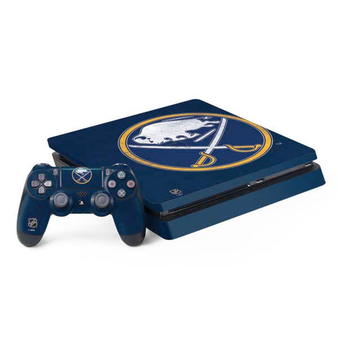 NHL Buffalo Sabres Distressed PS4 Slim Bundle Skin