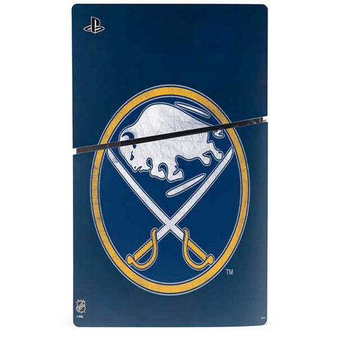 NHL Buffalo Sabres Distressed PS5 Slim Digital Edition Console Skin