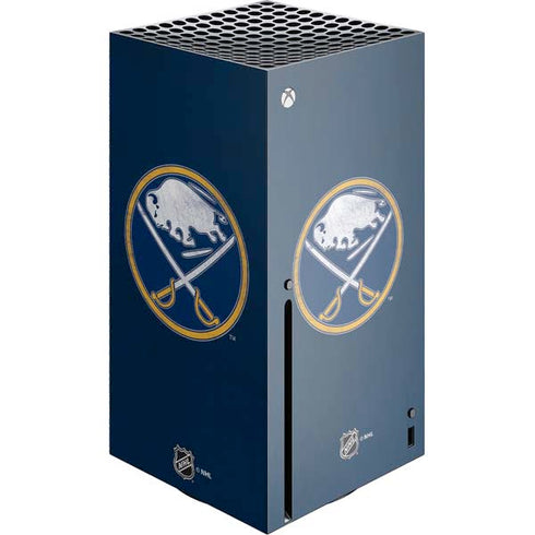 NHL Buffalo Sabres Distressed Xbox Series X Console Skin