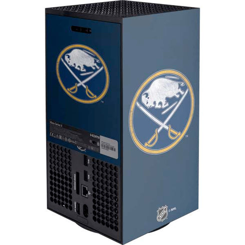 NHL Buffalo Sabres Distressed Xbox Series X Console Skin