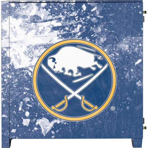 NHL Buffalo Sabres Frozen Corsair 4000D Tempered Glass Mid-Tower ATX Case Skin