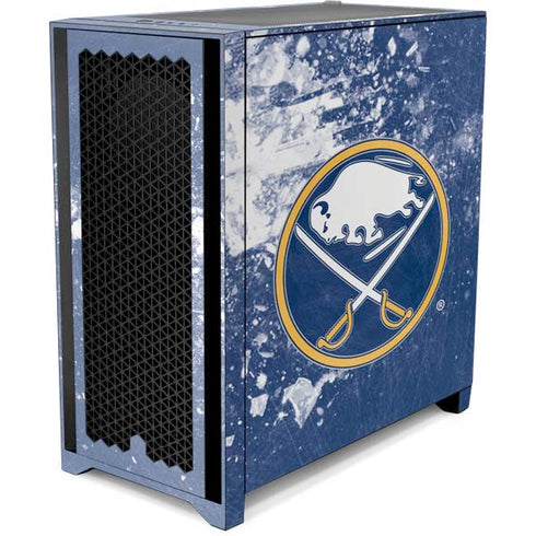 NHL Buffalo Sabres Frozen Corsair 4000D Tempered Glass Mid-Tower ATX Case Skin