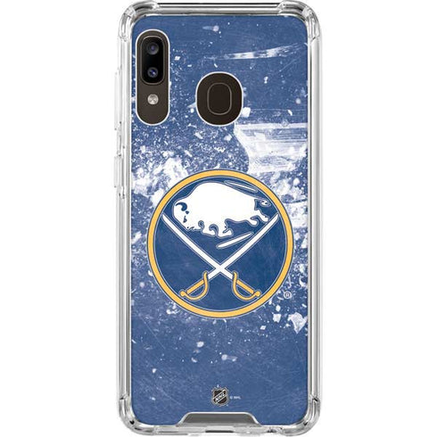 NHL Buffalo Sabres Frozen Galaxy A30 Clear Case