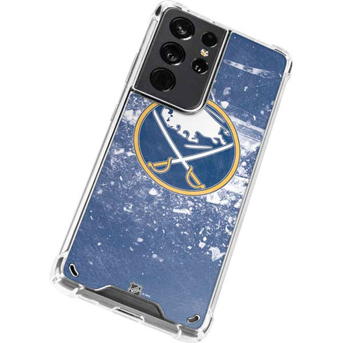 NHL Buffalo Sabres Frozen Galaxy S21 Ultra 5G Clear Case