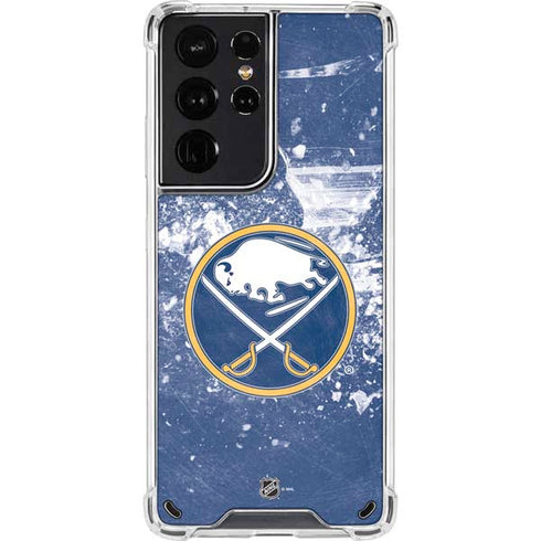 NHL Buffalo Sabres Frozen Galaxy S21 Ultra 5G Clear Case