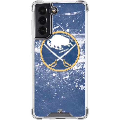NHL Buffalo Sabres Frozen Galaxy S22 Clear Case