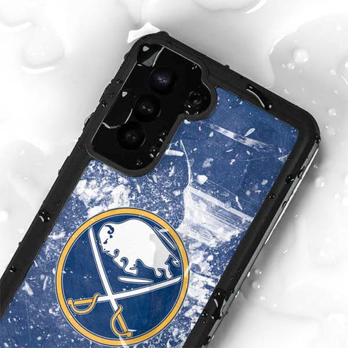 NHL Buffalo Sabres Frozen Galaxy S23 Plus Waterproof Case