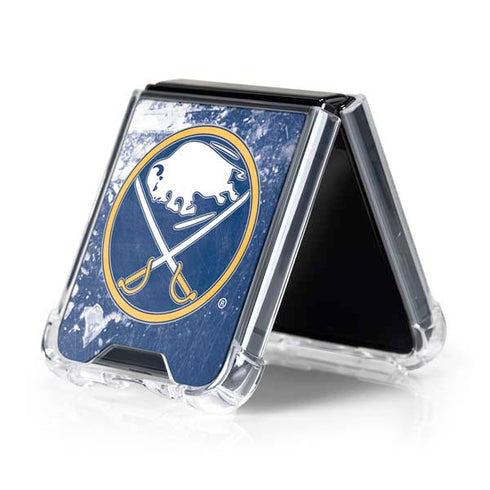 NHL Buffalo Sabres Frozen Galaxy Z Flip5 5G Clear Case