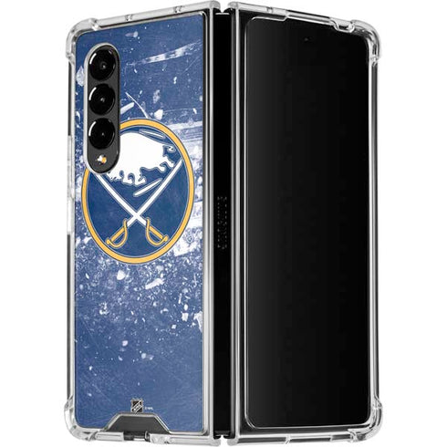 NHL Buffalo Sabres Frozen Galaxy Z Fold4 5G Clear Case