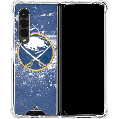 NHL Buffalo Sabres Frozen Galaxy Z Fold4 5G Clear Case