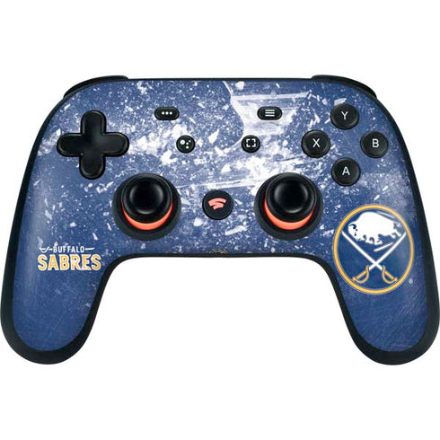 NHL Buffalo Sabres Frozen Google Stadia Controller Skin