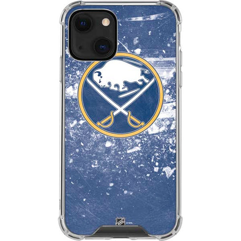 NHL Buffalo Sabres Frozen iPhone 14 Plus Clear Case
