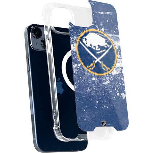 NHL Buffalo Sabres Frozen iPhone 15 Plus MagSafe Case