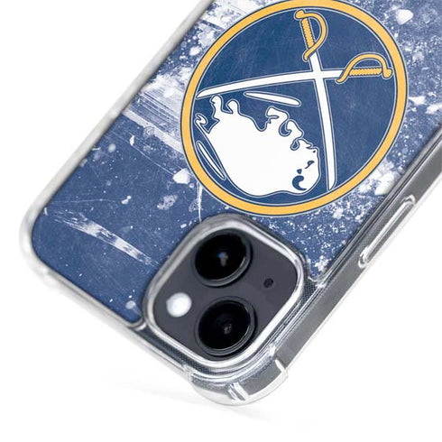 NHL Buffalo Sabres Frozen iPhone 15 Plus MagSafe Case