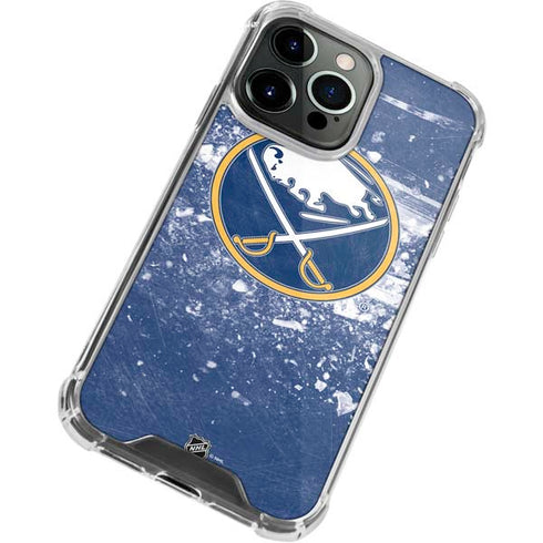 NHL Buffalo Sabres Frozen iPhone 15 Pro Clear Case