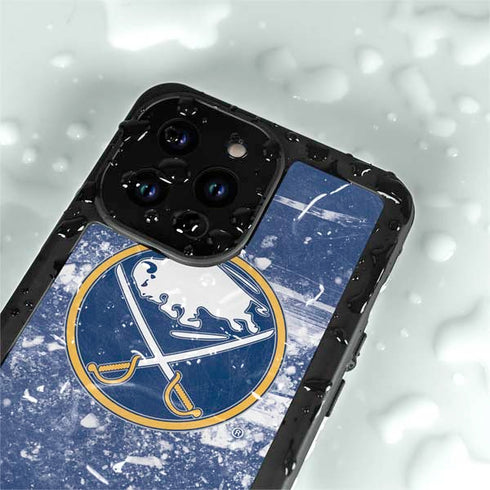 NHL Buffalo Sabres Frozen iPhone 14 Pro Max Waterproof Case