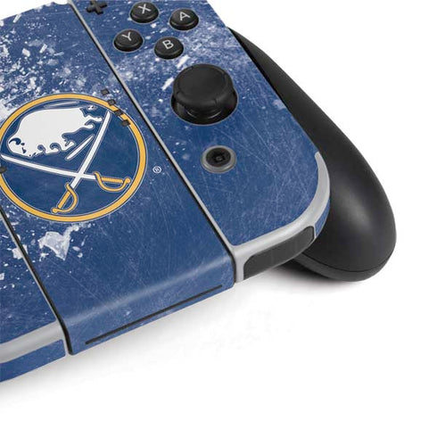NHL Buffalo Sabres Frozen Nintendo Switch OLED (2021) Skin