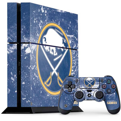 NHL Buffalo Sabres Frozen PS4 Console and Controller Bundle Skin
