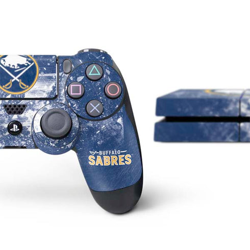 NHL Buffalo Sabres Frozen PS4 Console and Controller Bundle Skin