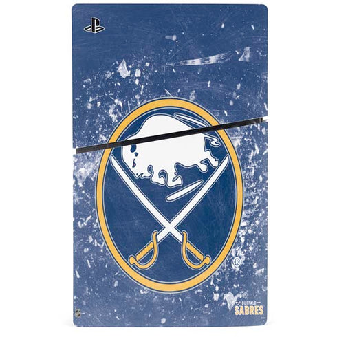 NHL Buffalo Sabres Frozen PS5 Slim Digital Edition Bundle Skin