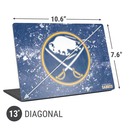 NHL Buffalo Sabres Frozen Universal Laptop 13in (10.6 x 7.6in) Skin