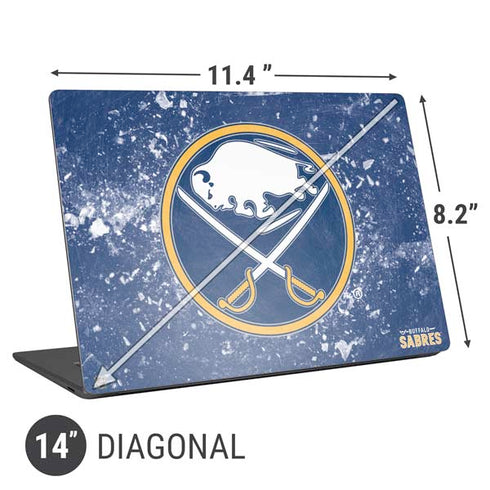 NHL Buffalo Sabres Frozen Universal Laptop 14in (11.4 x 8.2in) Skin