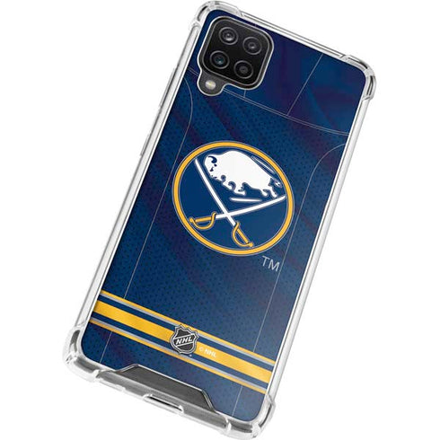 NHL Buffalo Sabres Home Jersey Galaxy A12 Clear Case