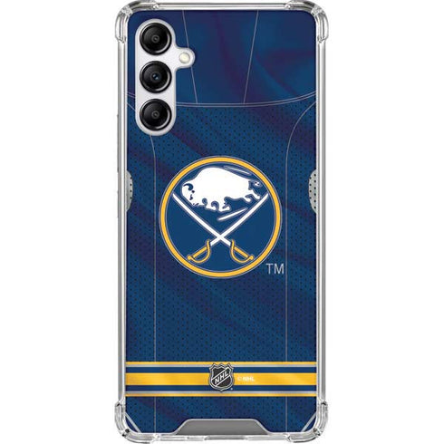 NHL Buffalo Sabres Home Jersey Galaxy A14 5G Clear Case