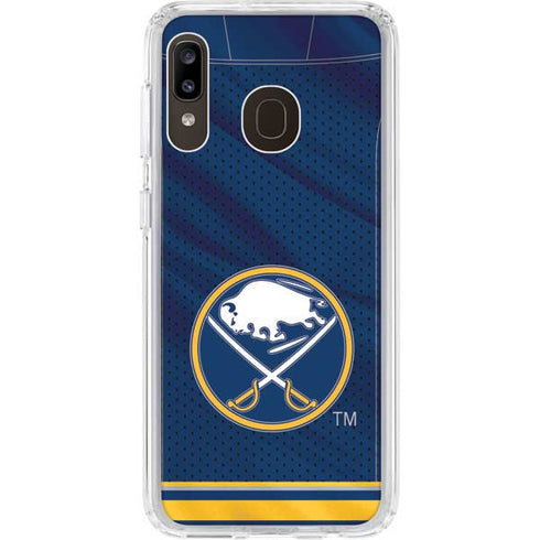 NHL Buffalo Sabres Home Jersey Galaxy A20 Clear Case