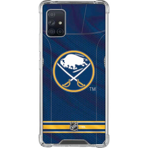 NHL Buffalo Sabres Home Jersey Galaxy A51 5G Clear Case