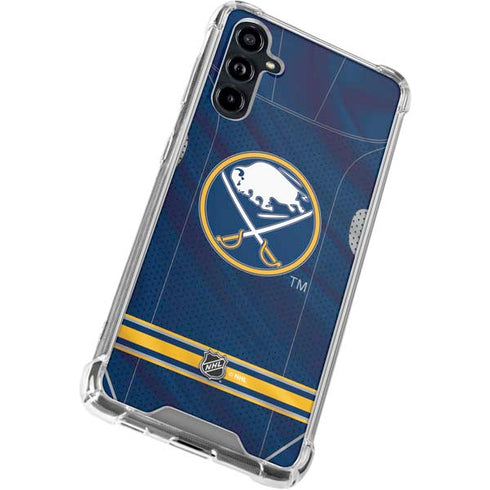 NHL Buffalo Sabres Home Jersey Galaxy A54 5G Clear Case