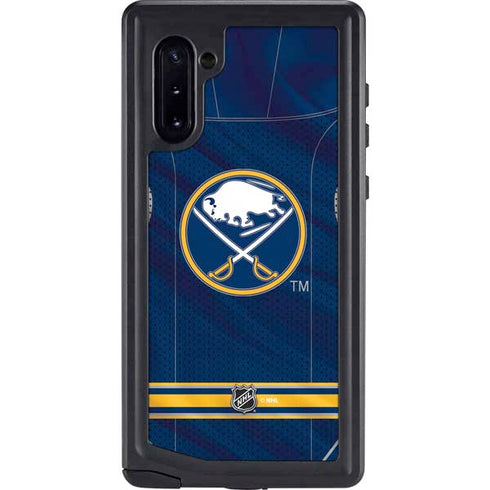 NHL Buffalo Sabres Home Jersey Galaxy Note 10 Waterproof Case