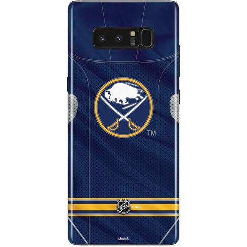 NHL Buffalo Sabres Home Jersey Galaxy Note 8 Skin