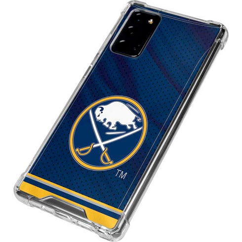 NHL Buffalo Sabres Home Jersey Galaxy Note20 5G Clear Case