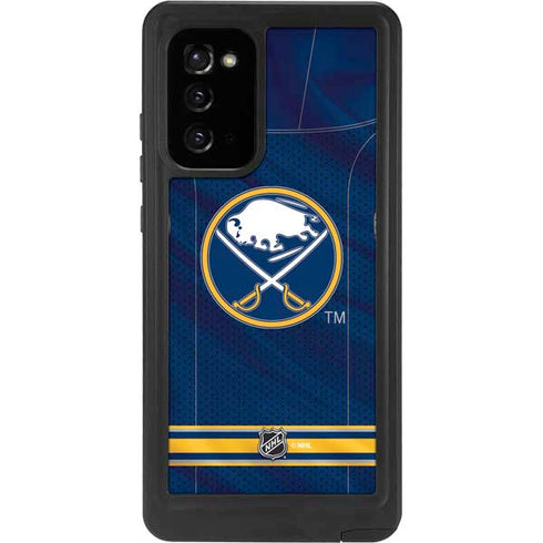 NHL Buffalo Sabres Home Jersey Galaxy Note20 5G Waterproof Case
