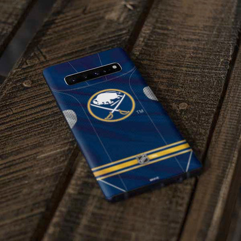 NHL Buffalo Sabres Home Jersey Galaxy S10 Plus Skin