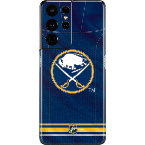 NHL Buffalo Sabres Home Jersey Galaxy S21 Ultra 5G Skin
