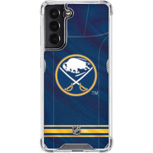 NHL Buffalo Sabres Home Jersey Galaxy S22 Clear Case