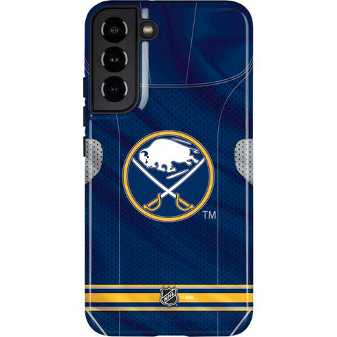NHL Buffalo Sabres Home Jersey Galaxy S22 Plus Pro Case