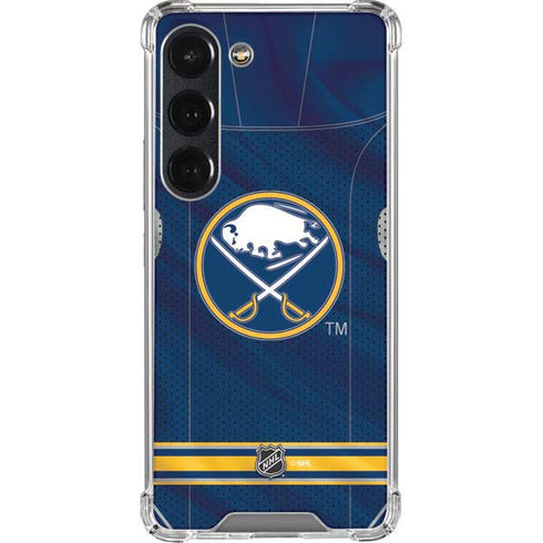 NHL Buffalo Sabres Home Jersey Galaxy S23 Clear Case