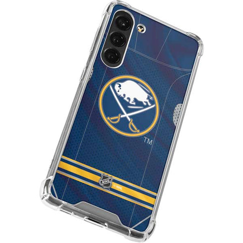 NHL Buffalo Sabres Home Jersey Galaxy S23 Plus Clear Case