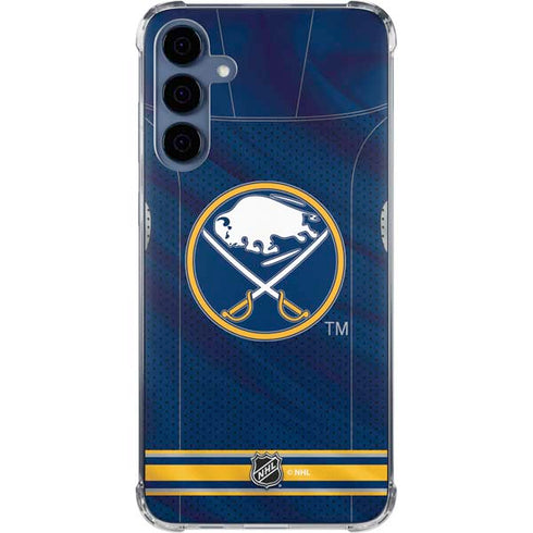 NHL Buffalo Sabres Home Jersey Galaxy S24 Clear Case