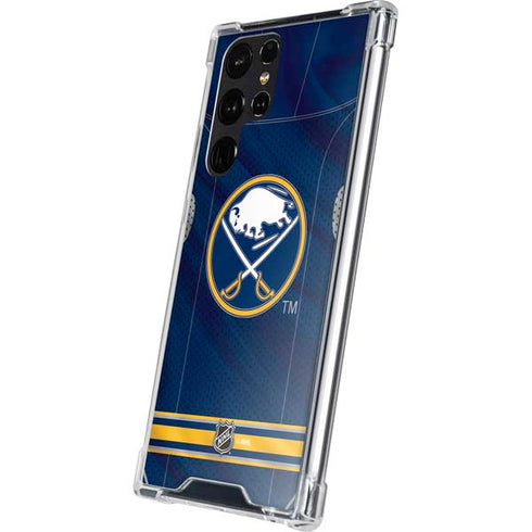 NHL Buffalo Sabres Home Jersey Galaxy S24 Ultra Clear Case