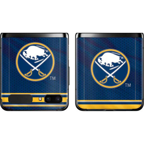 NHL Buffalo Sabres Home Jersey Galaxy Z Flip Skin