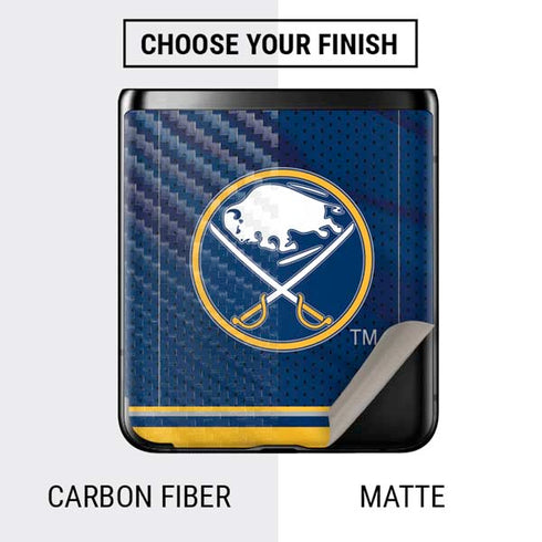 NHL Buffalo Sabres Home Jersey Galaxy Z Flip Skin
