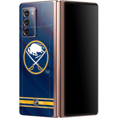 NHL Buffalo Sabres Home Jersey Galaxy Z Fold2 5G Skin
