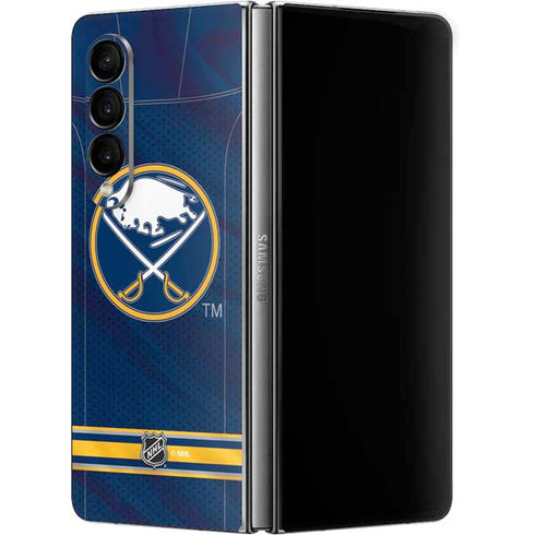 NHL Buffalo Sabres Home Jersey Galaxy Z Fold4 5G Skin