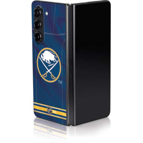 NHL Buffalo Sabres Home Jersey Galaxy Z Fold5 5G Skin